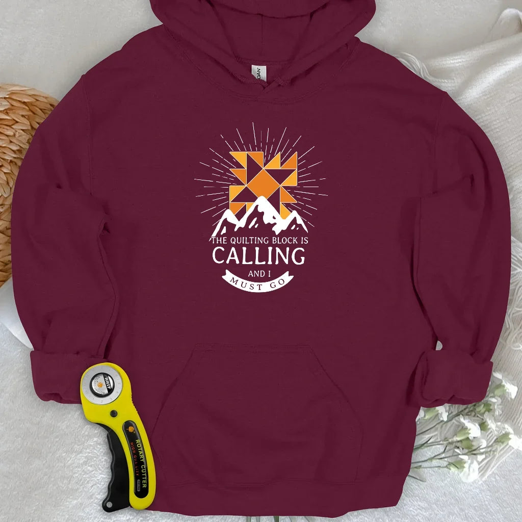 Quilt Block Calling Hoodie