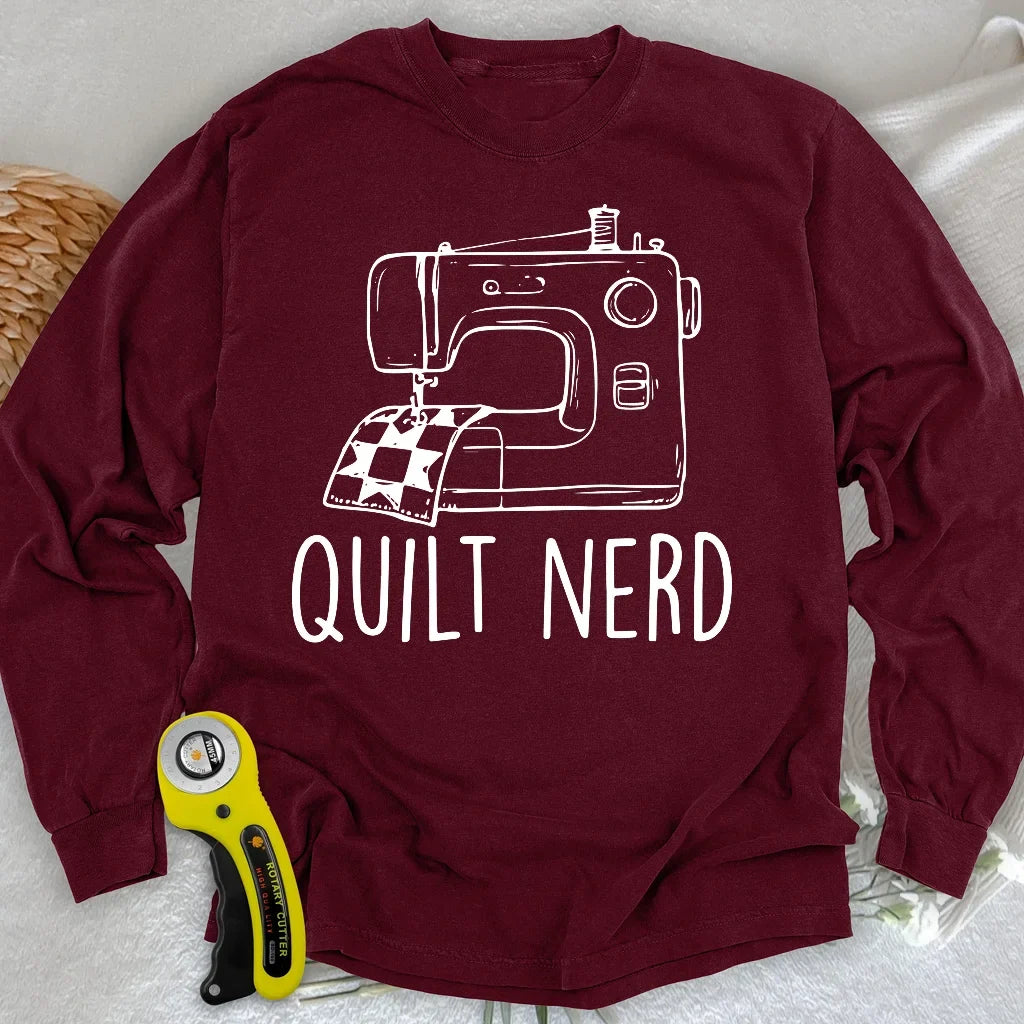 Quilt Nerd Long Sleeve T-shirt