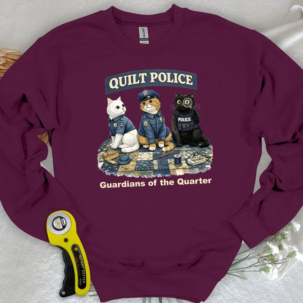 Quilt Police Sweatshirt