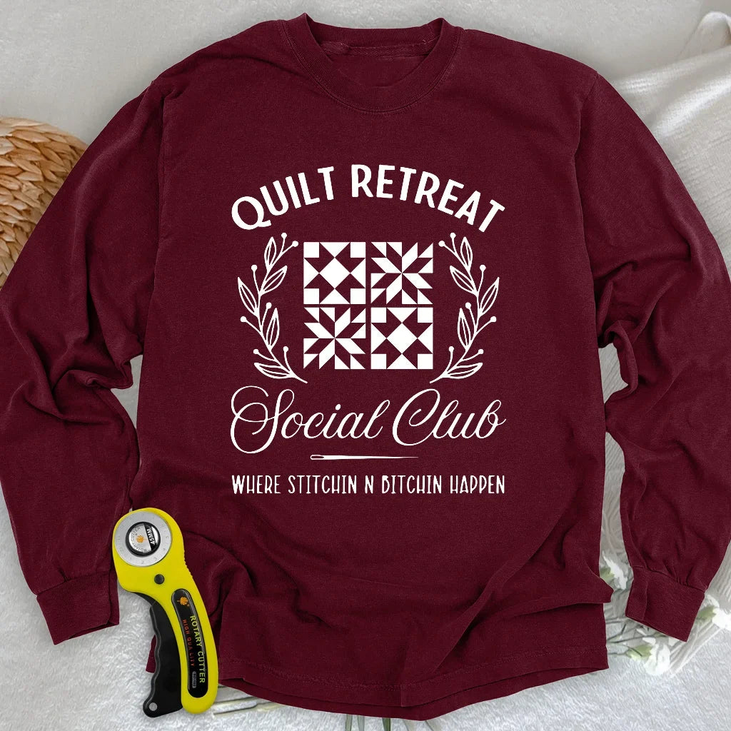 Quilt Retreat Long Sleeve T-shirt