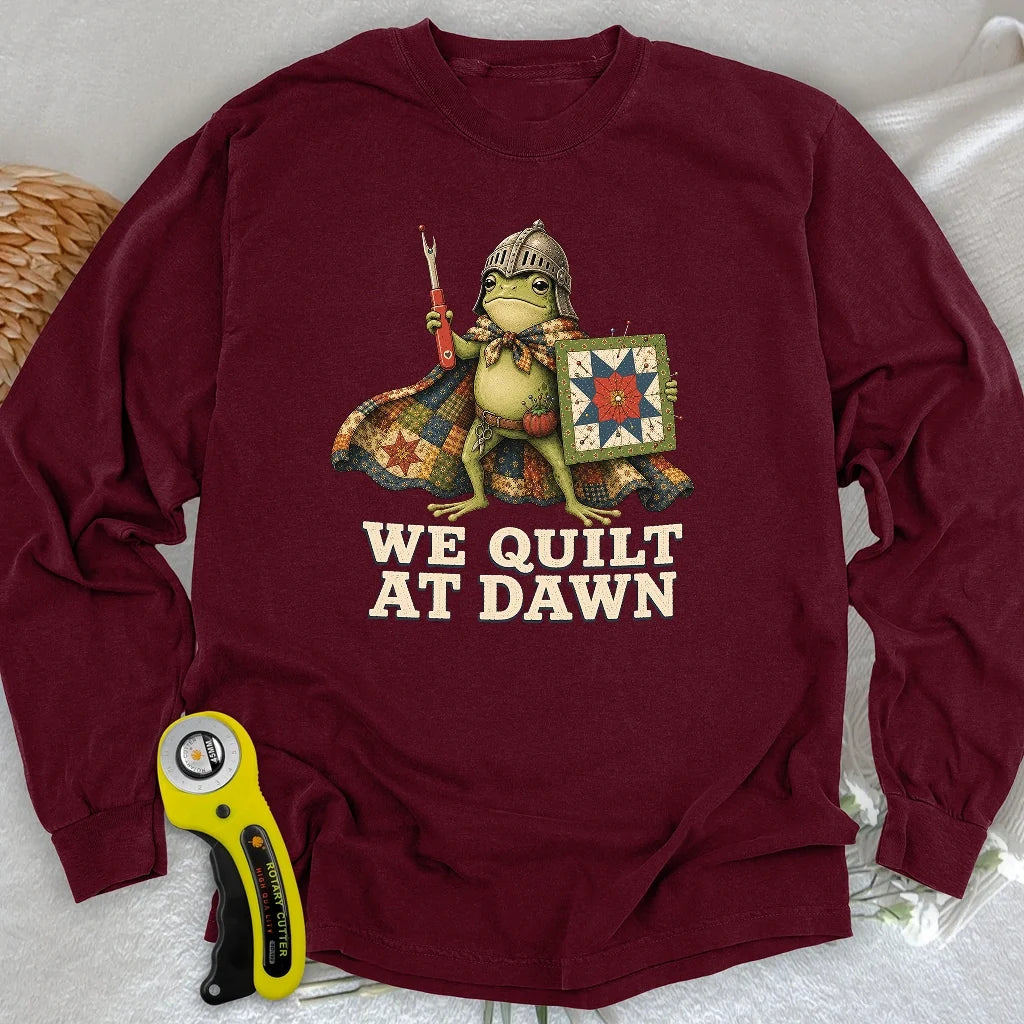 Quilt at Dawn Long Sleeve T-shirt