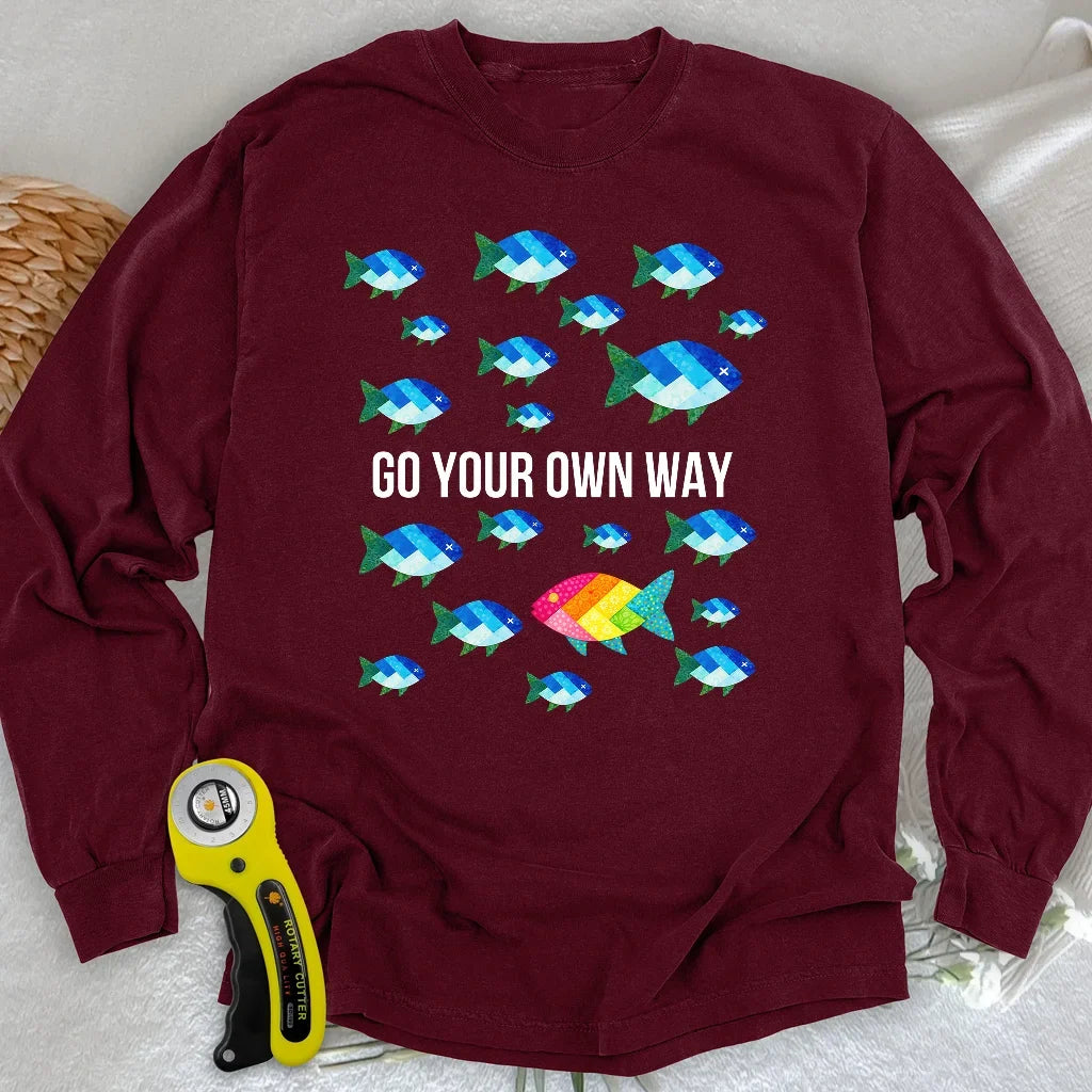 Quilter Individuality Long Sleeve T-shirt