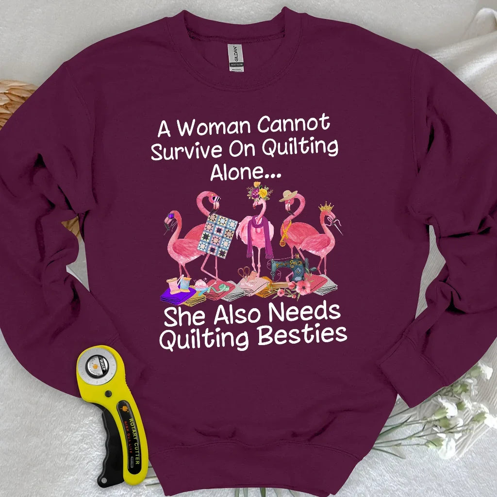 Quilting Besties Sweatshirt