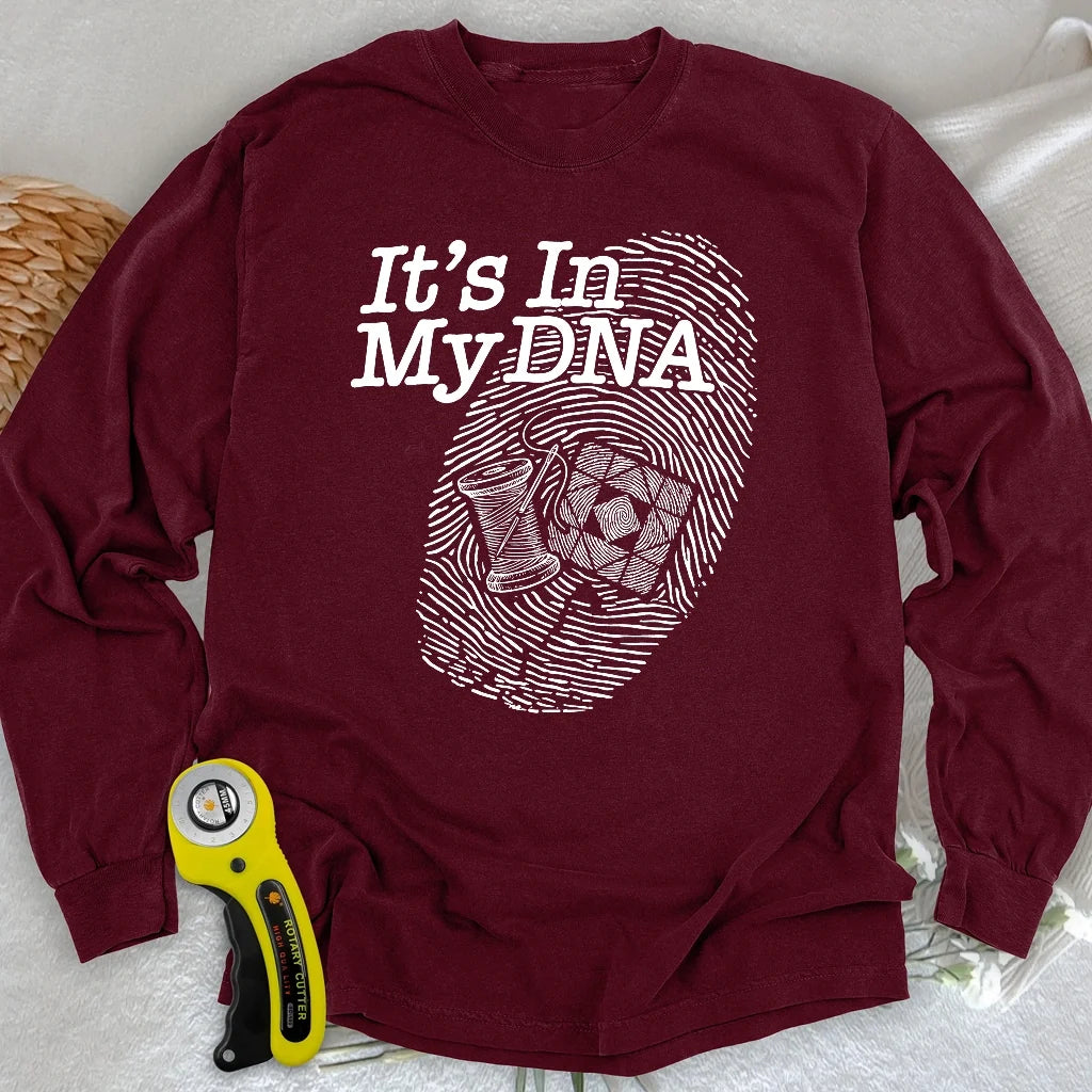 Quilting DNA Long Sleeve T-shirt