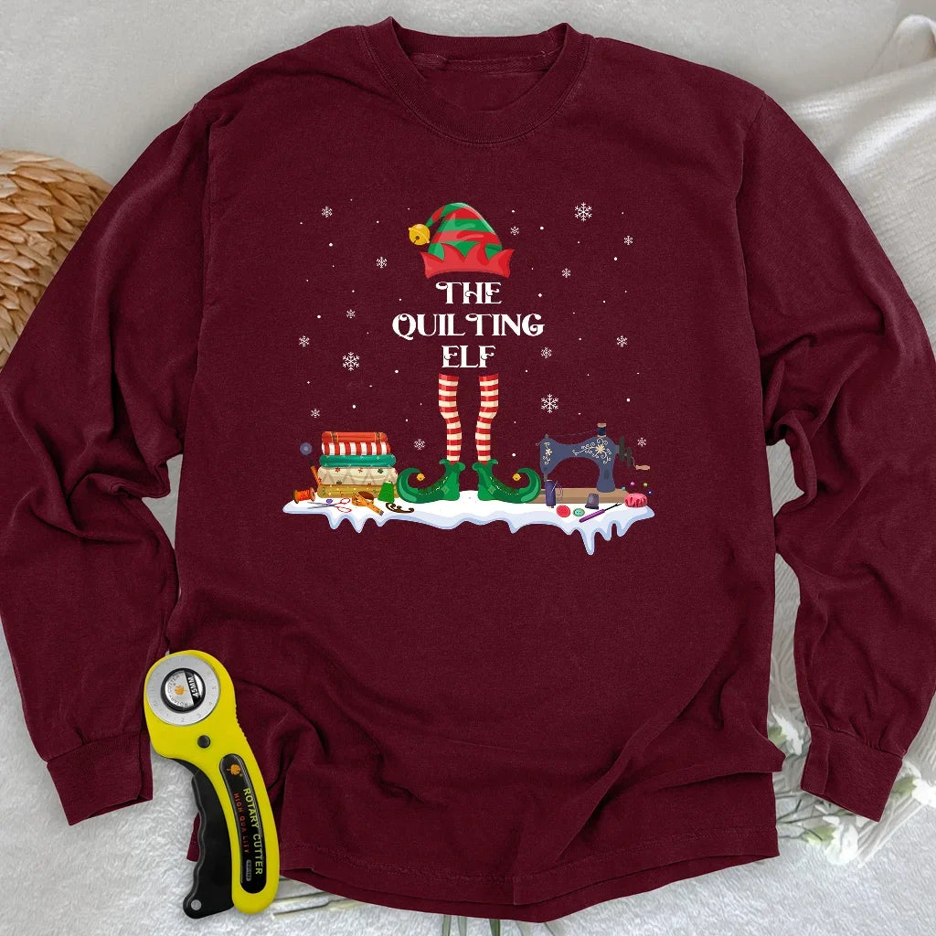 Quilting ELF Long Sleeve T-shirt