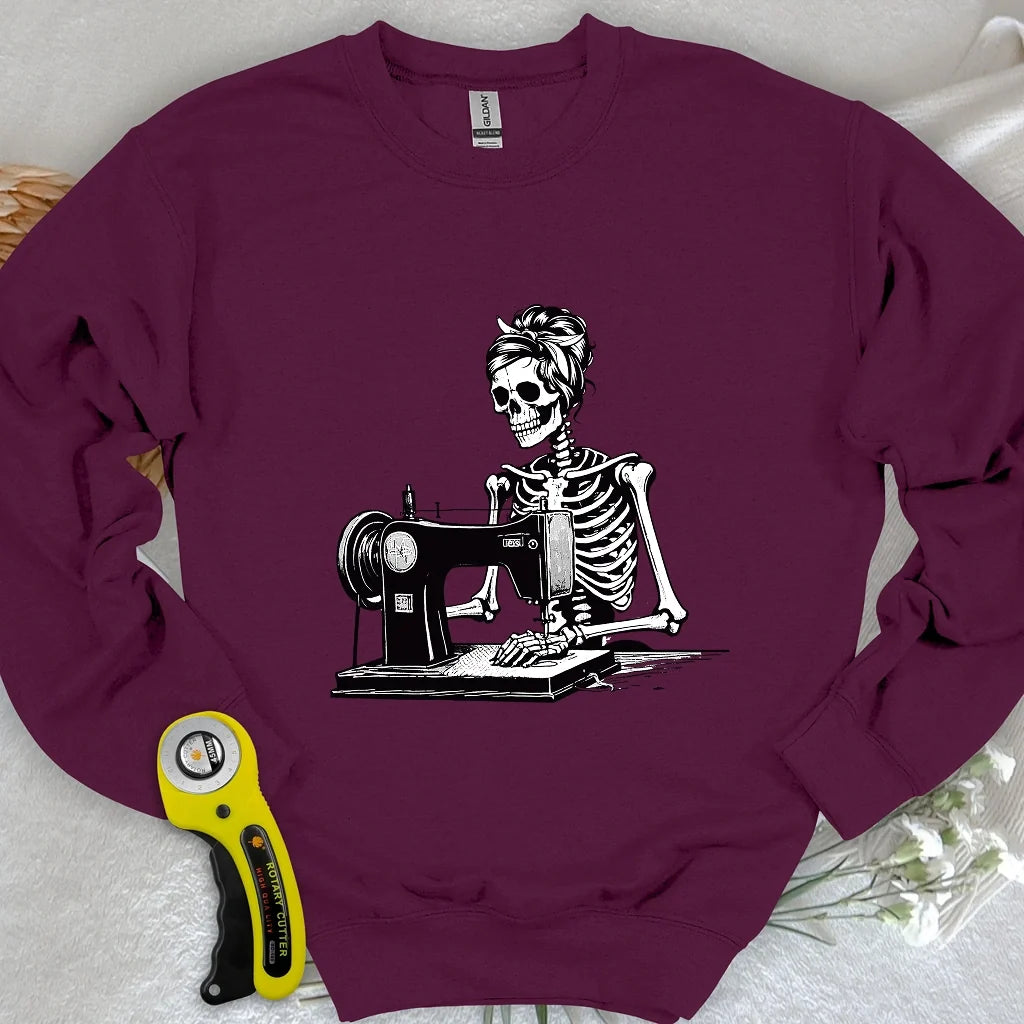 Quilting Skeleton Sweatshirt