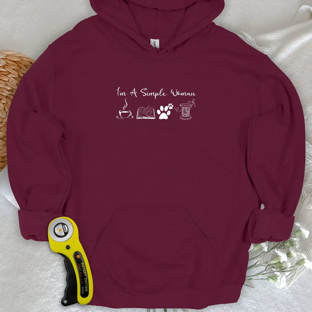 Quilting Woman Hoodie
