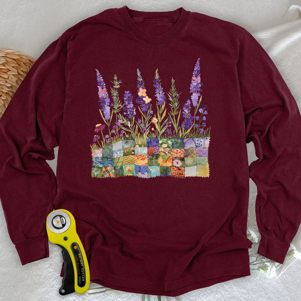 Quilting field Long Sleeve T-shirt