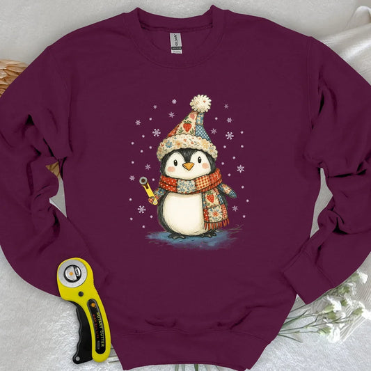 Quilty Little Penguin Sweatshirt
