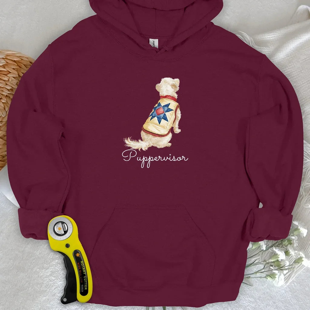 Quilty Pup Star Hoodie