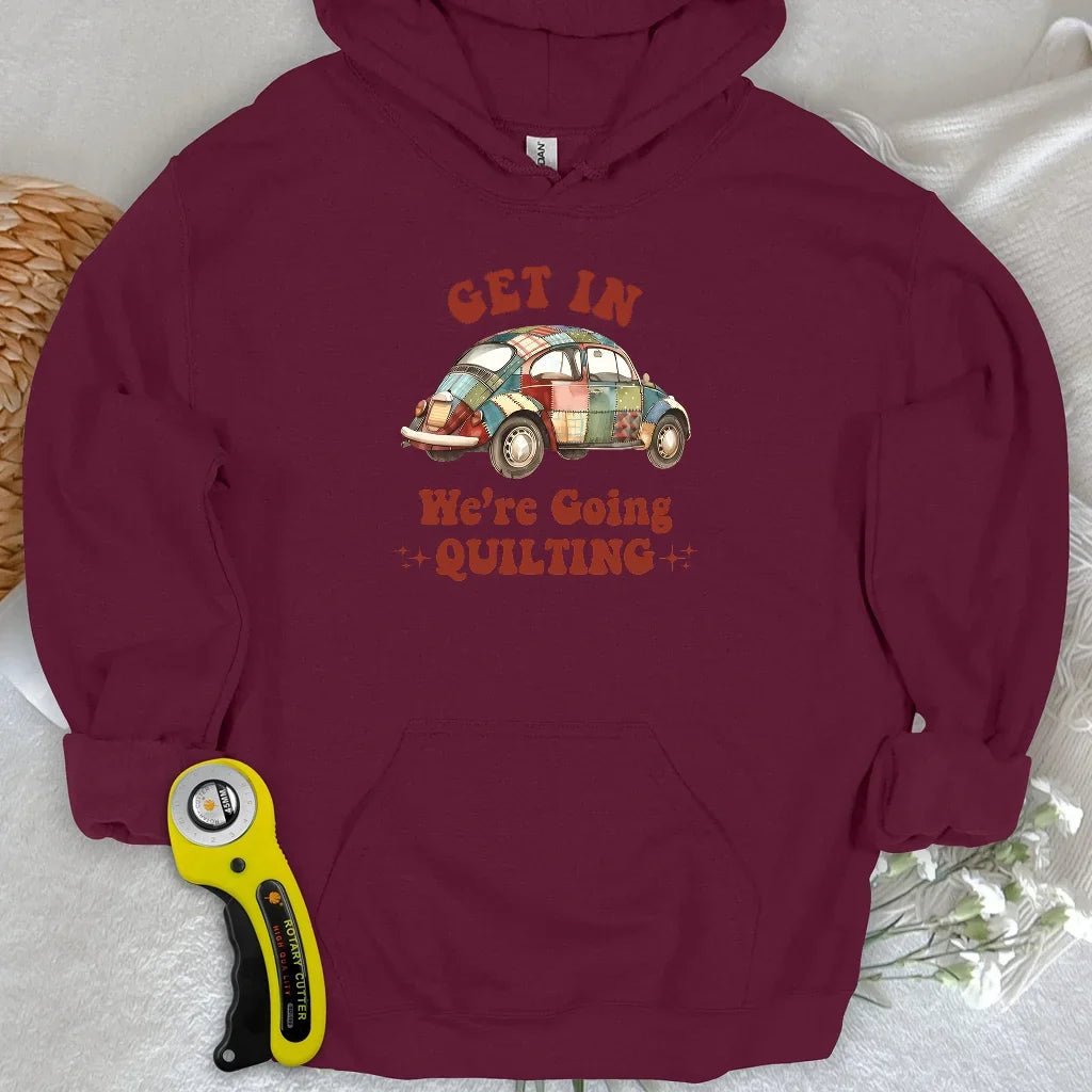 Quilty Road Trip Bug Hoodie
