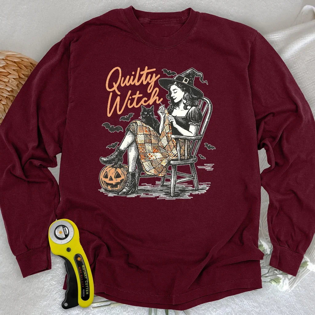 Quilty Witch Long Sleeve T-shirt