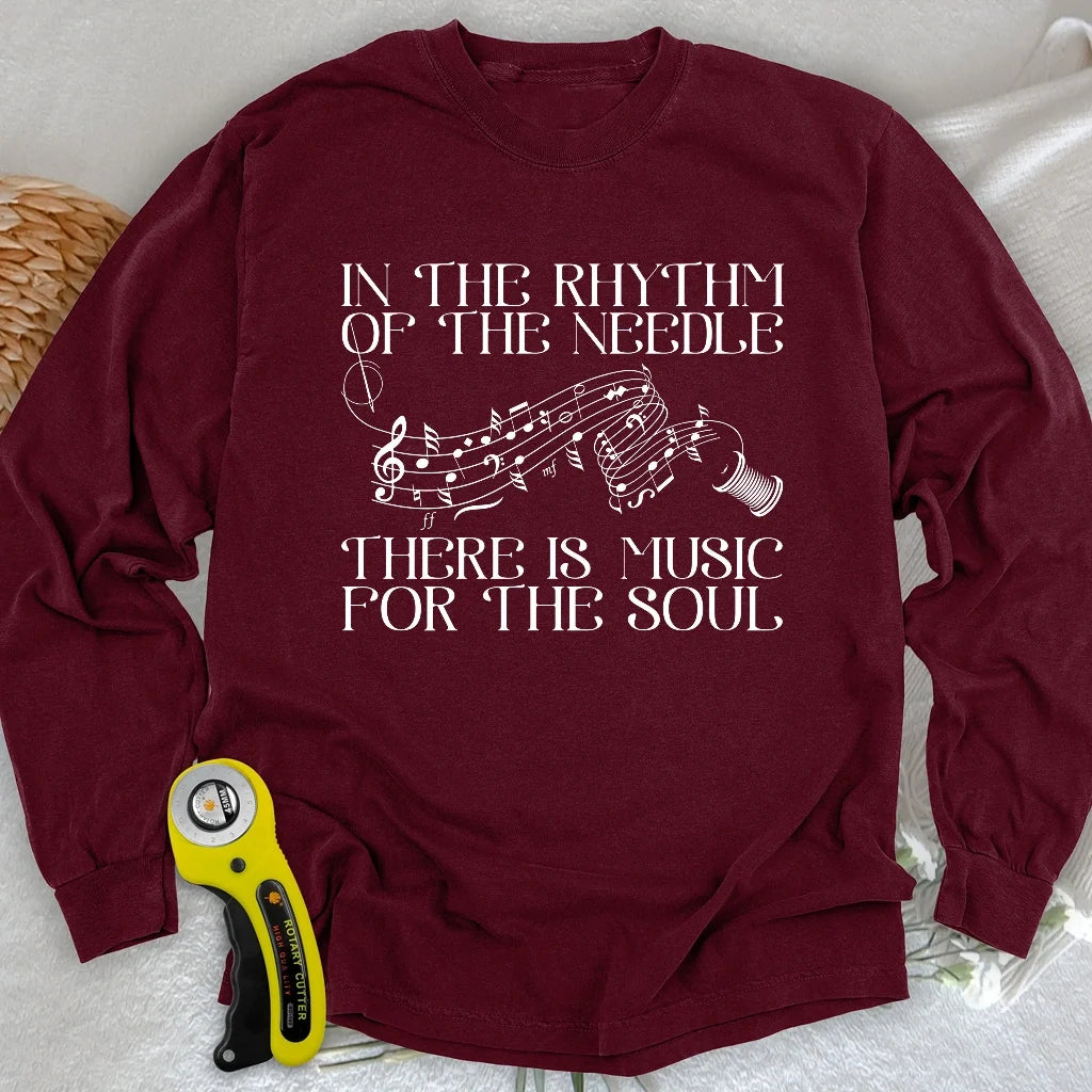 Rhythm Of Needle Long Sleeve T-shirt