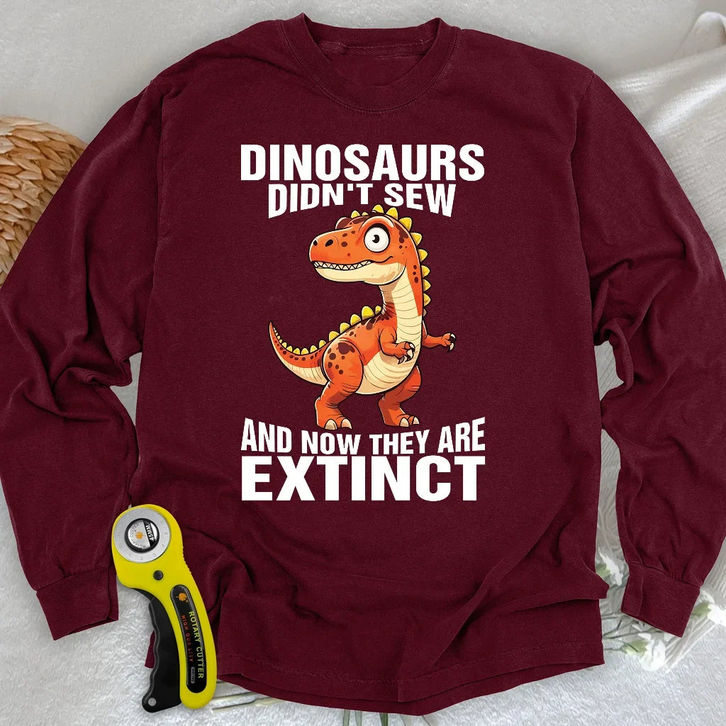 Sewing Extinction Long Sleeve T-shirt