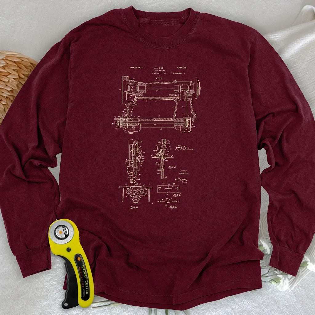 Sewing Pattern Long Sleeve T-shirt