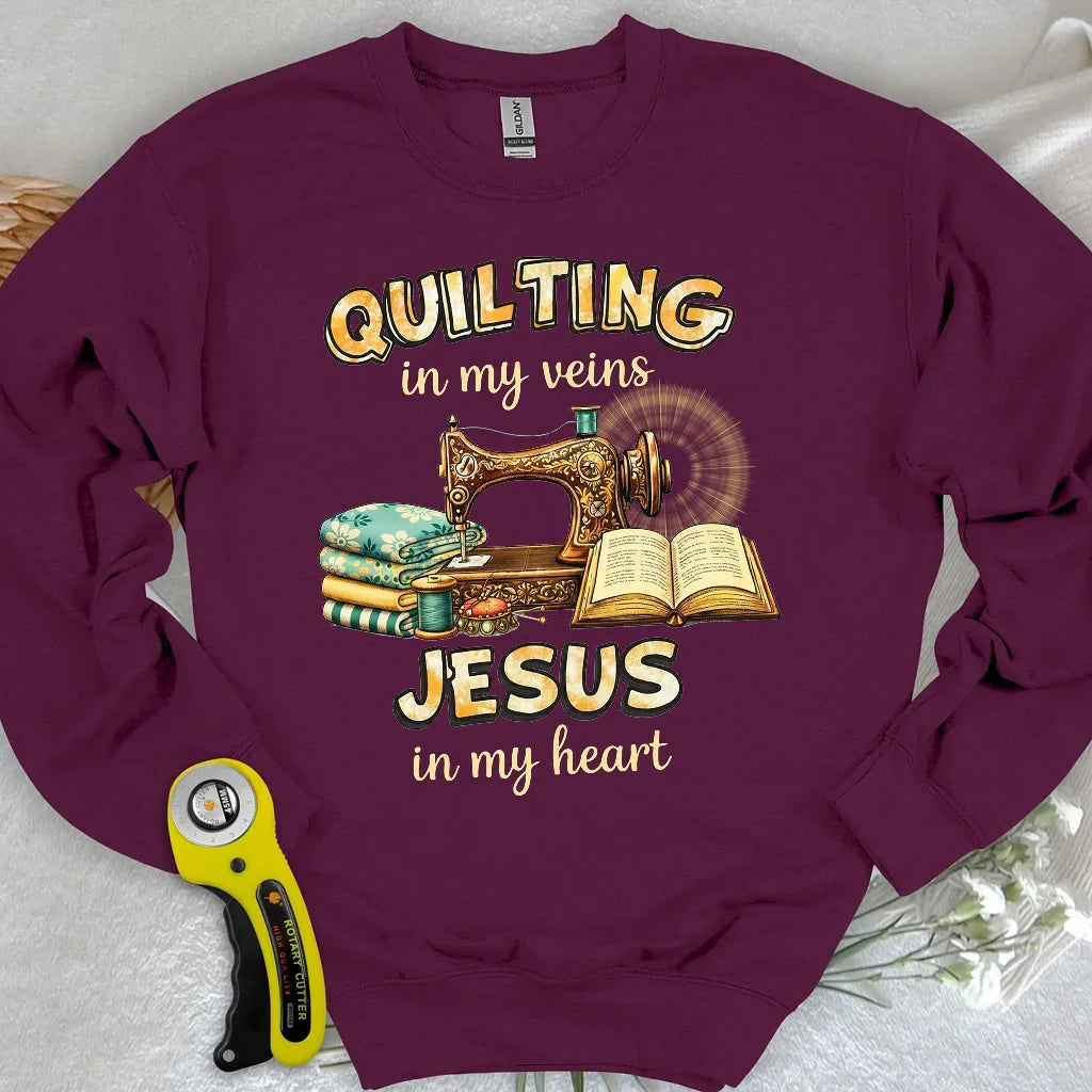 Sewn With Jesus Sweatshirt