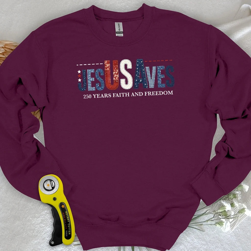 Stitching Faith Since 1776 Sweatshirt