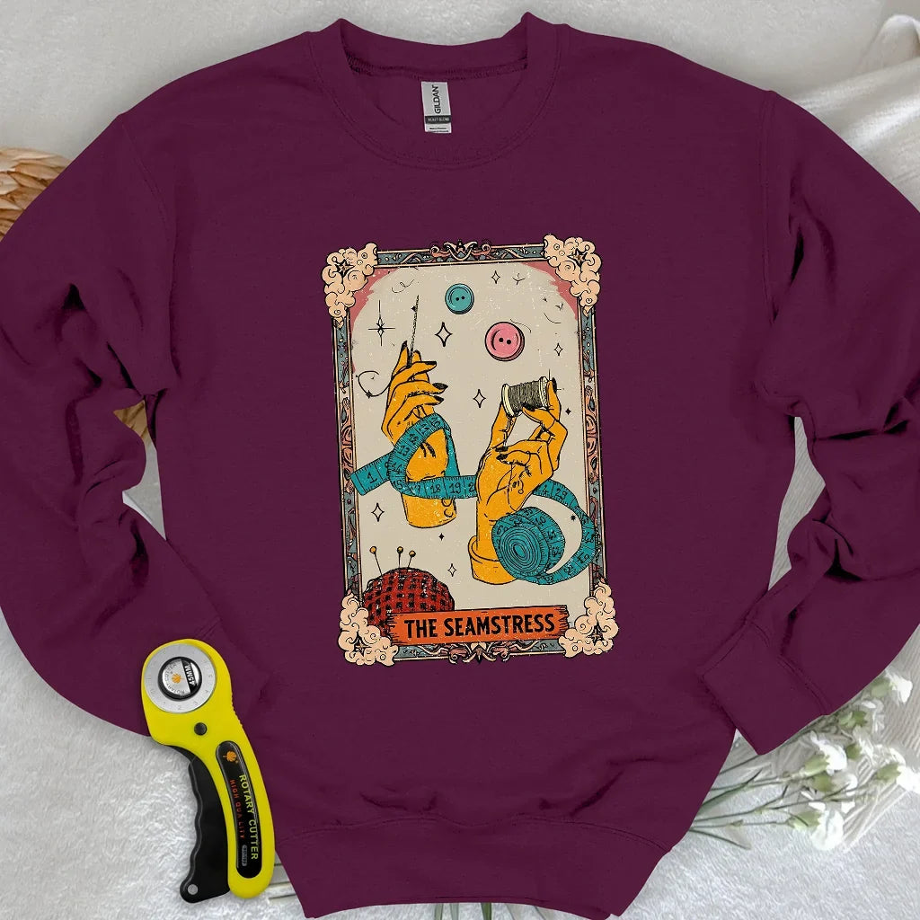 Tarot Card Seamstress Sweatshirt