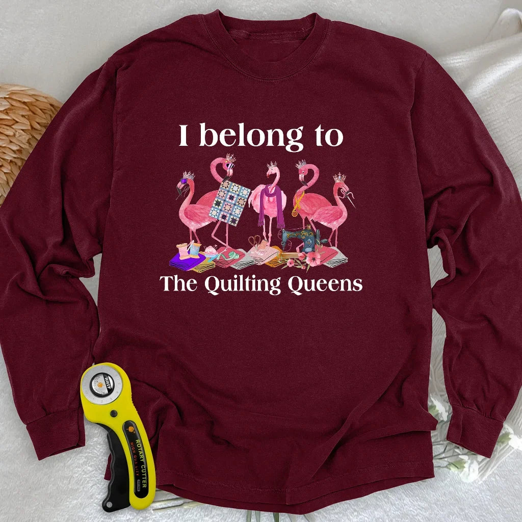 The Quilting Queens Long Sleeve T-shirt