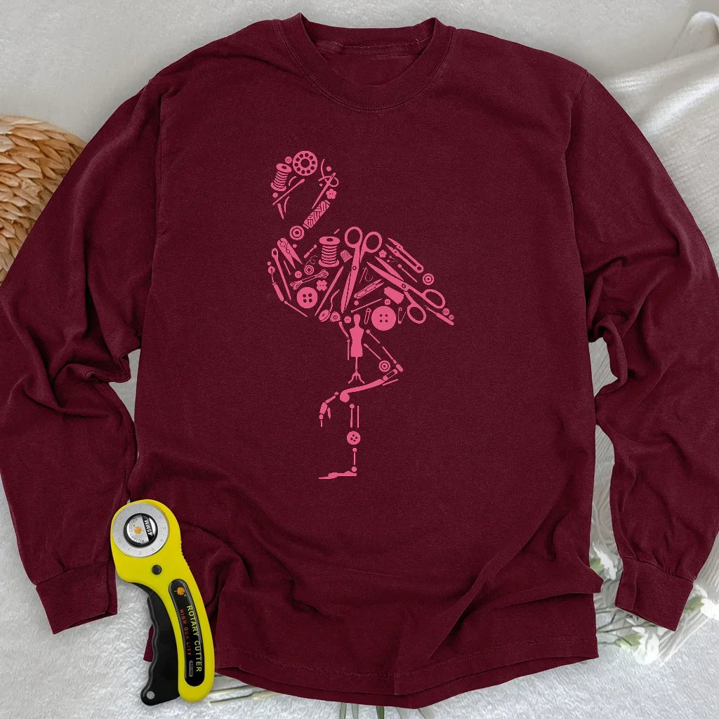 The Tailor's Flamingo Long Sleeve T-shirt