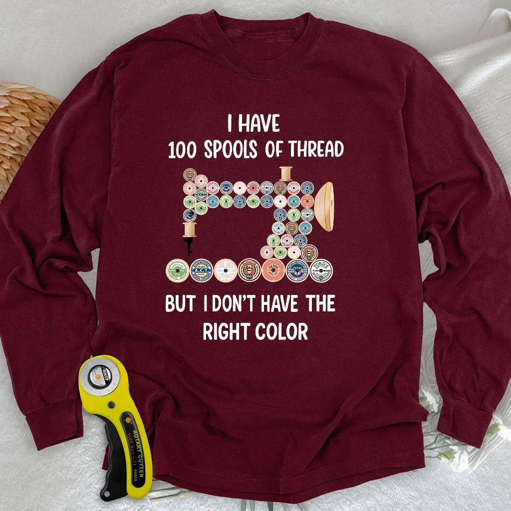 Threadful but Colorless Long Sleeve T-shirt