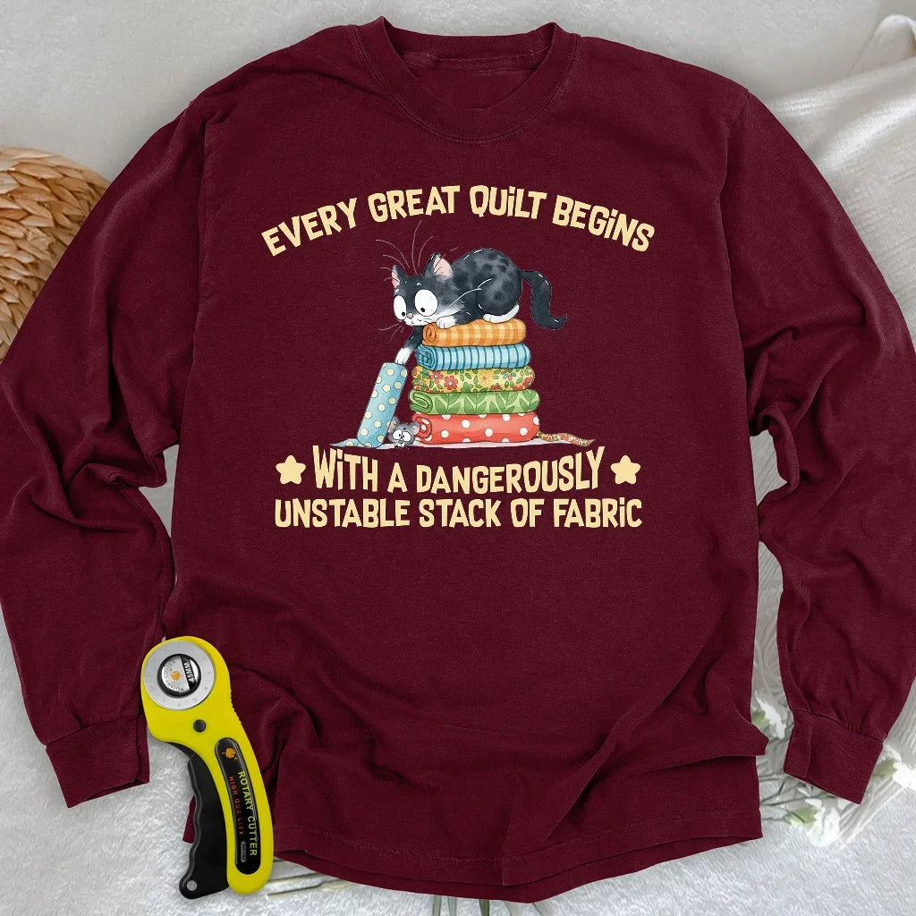 Unstable Fabric Long Sleeve T-shirt