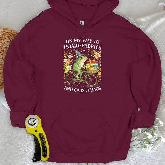 Way To Hoard Fabric Hoodie