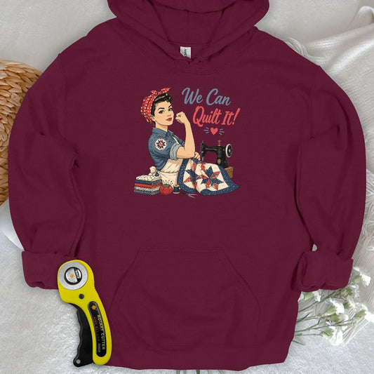 We Can Quilt It Hoodie