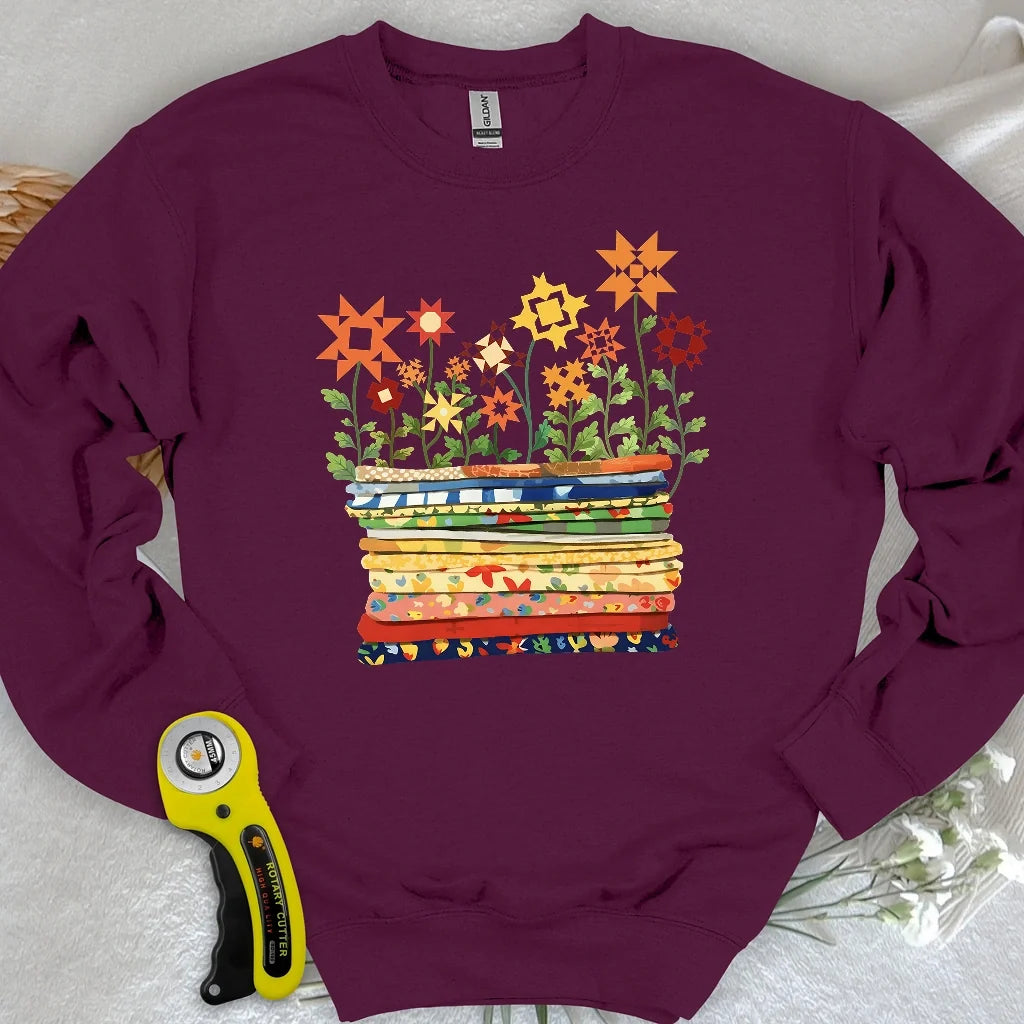 Where Quilts Bloom Sweatshirt