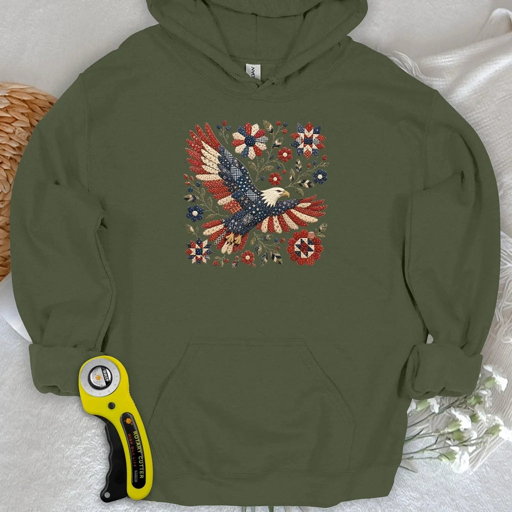 American Eagle Appliqué Hoodie