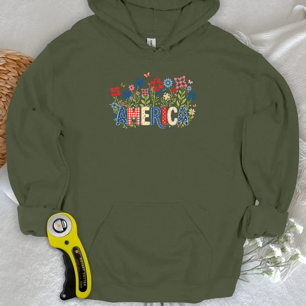Appliqué America Hoodie