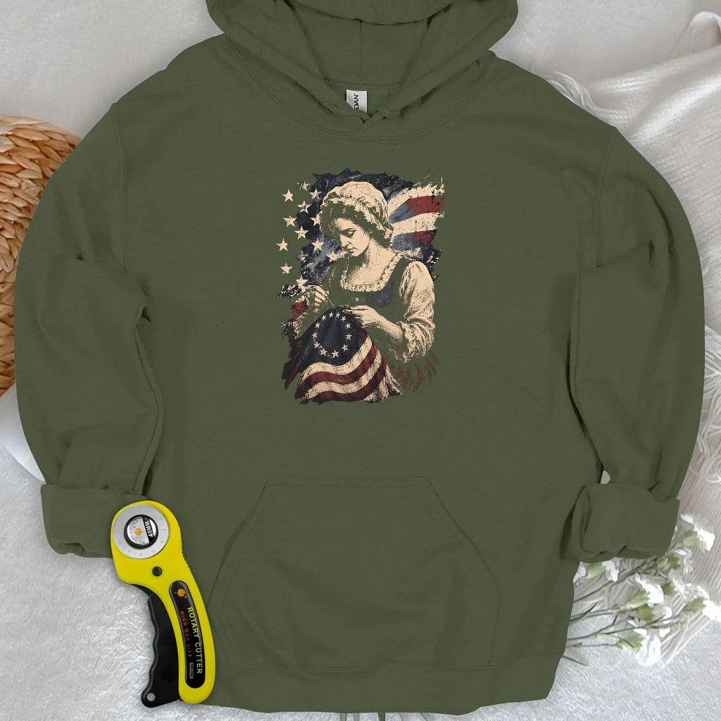 Betsy Ross Flag Hoodie