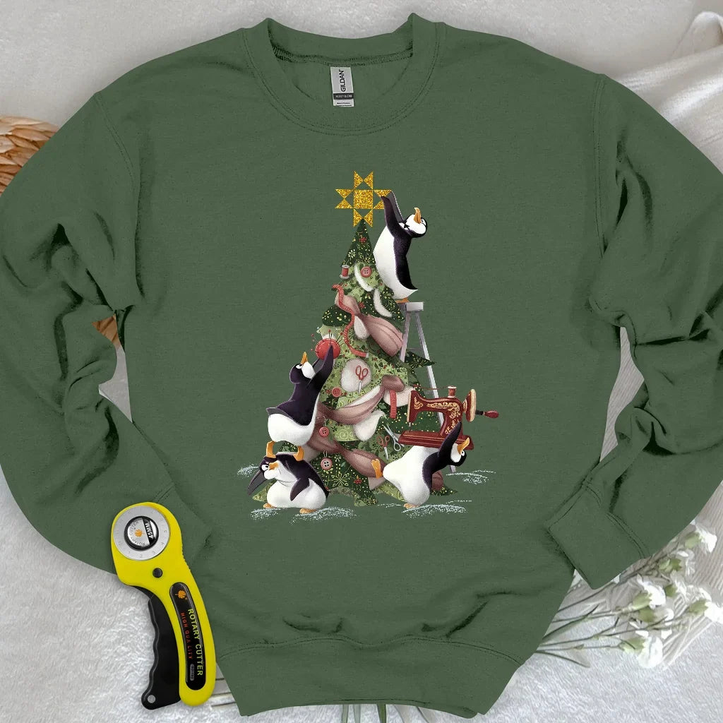 Blizzard Quilt Crew Sweatshirt