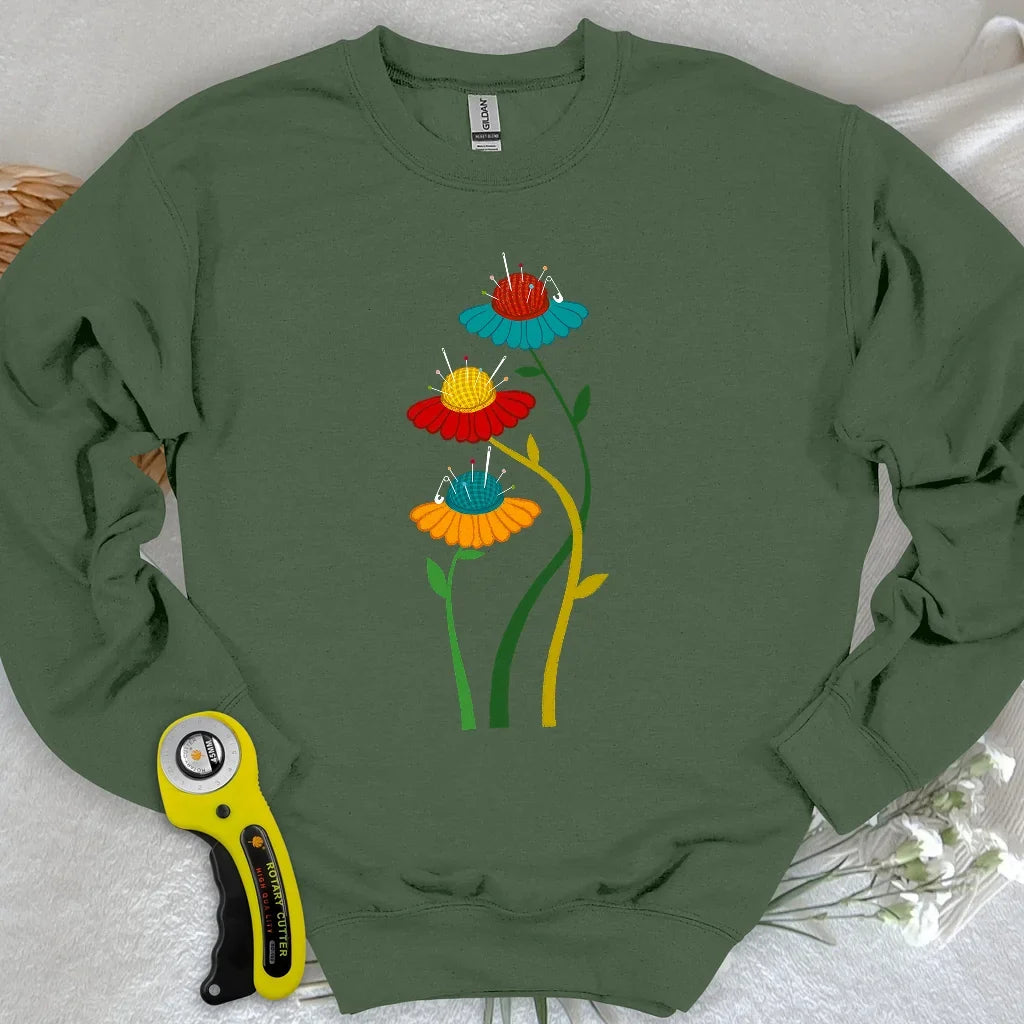 Blooming Pin Cushions Sweatshirt