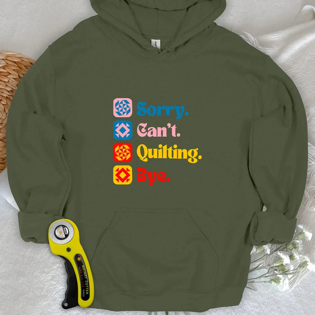 Can't Quilting Hoodie