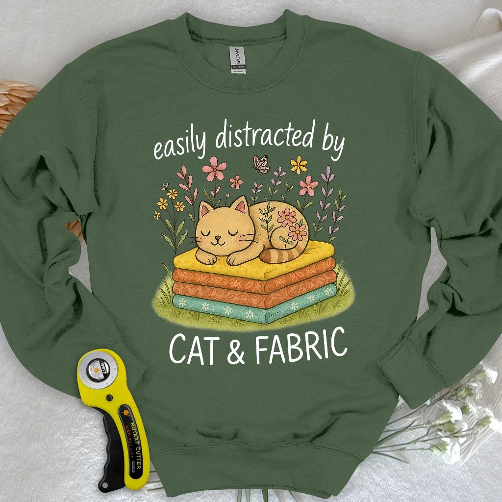 Cat Nap for Quilters Sweatshirt