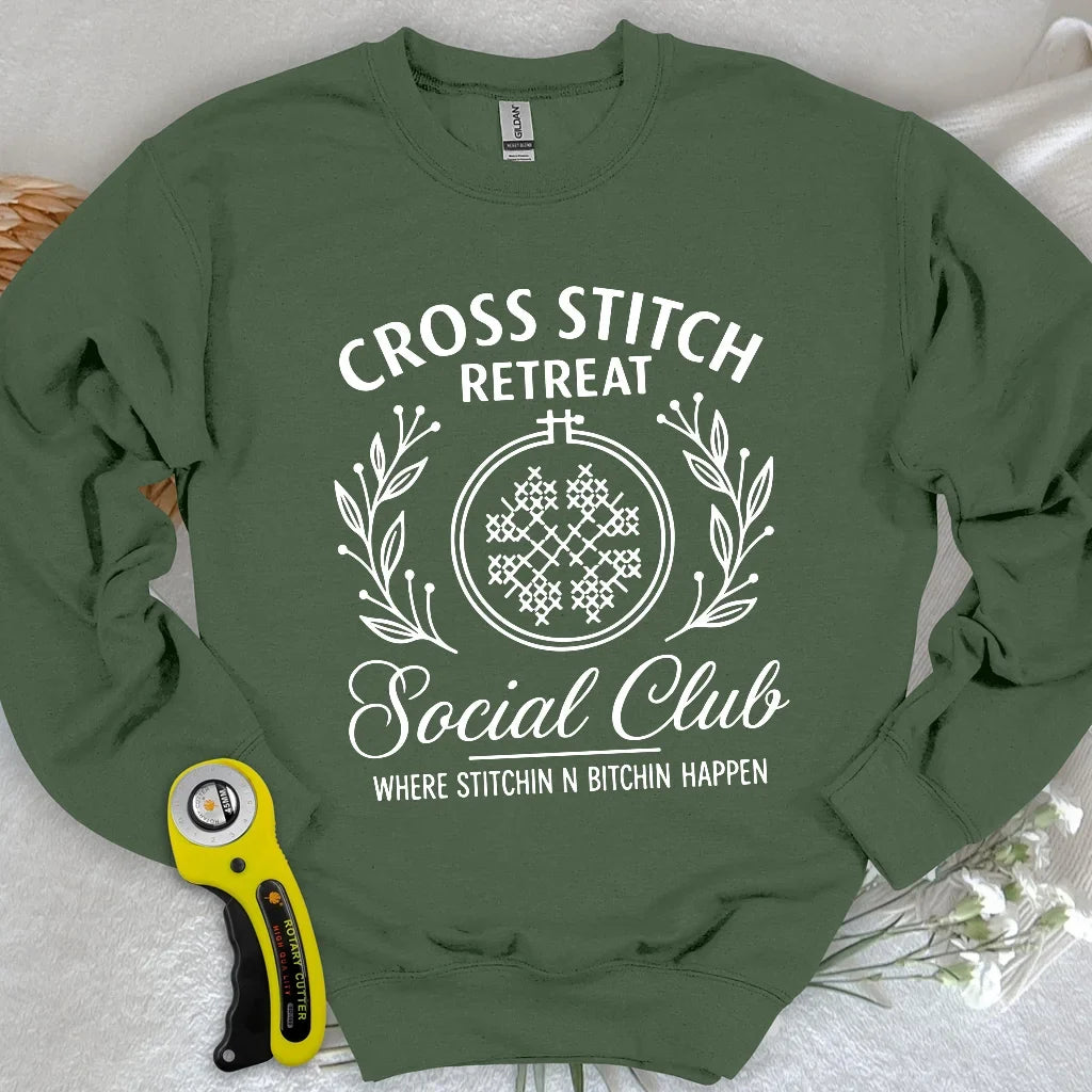 Cross Stitch Retreat Sweatshirt