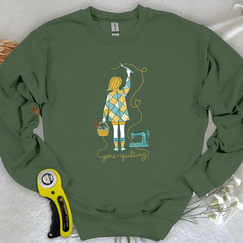 Gone quilting Sweatshirt