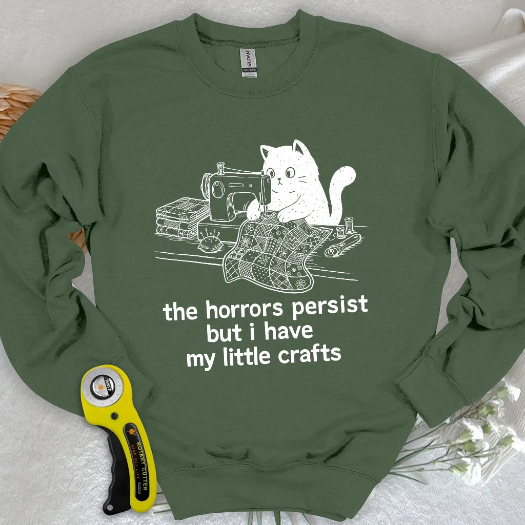 Little Crafts vs. The World Sweatshirt