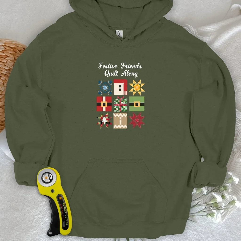 Merry Makers Quilt Hoodie