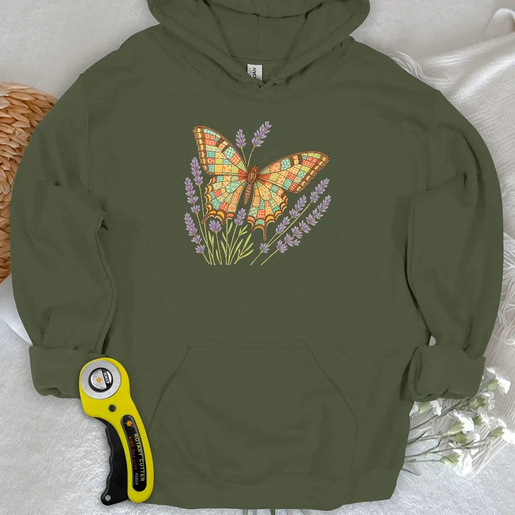 Patchwork Butterfly Hoodie