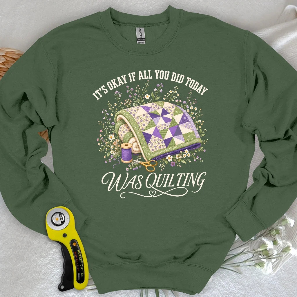 Quilt All Day Sweatshirt