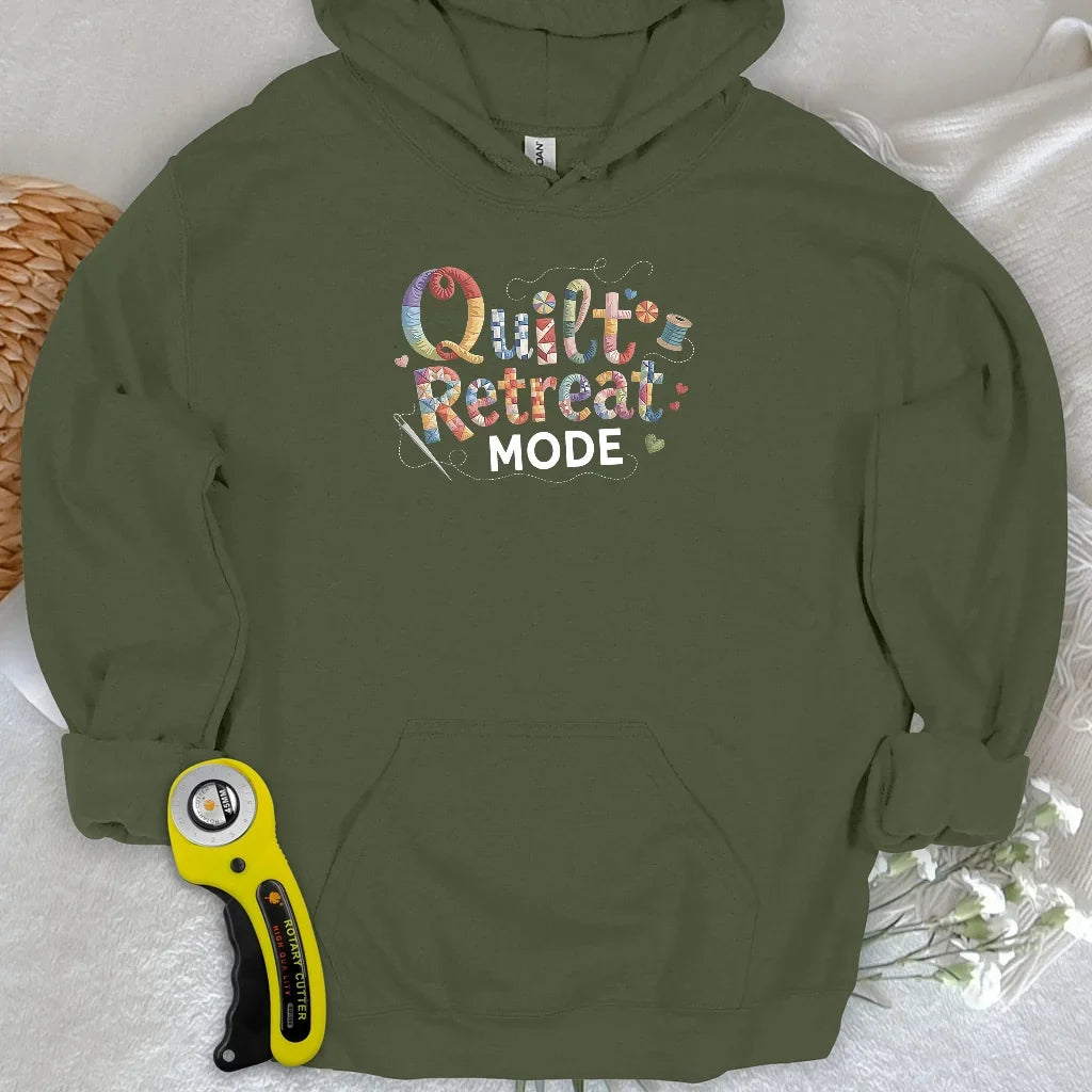 Quilt Retreat Mode Hoodie