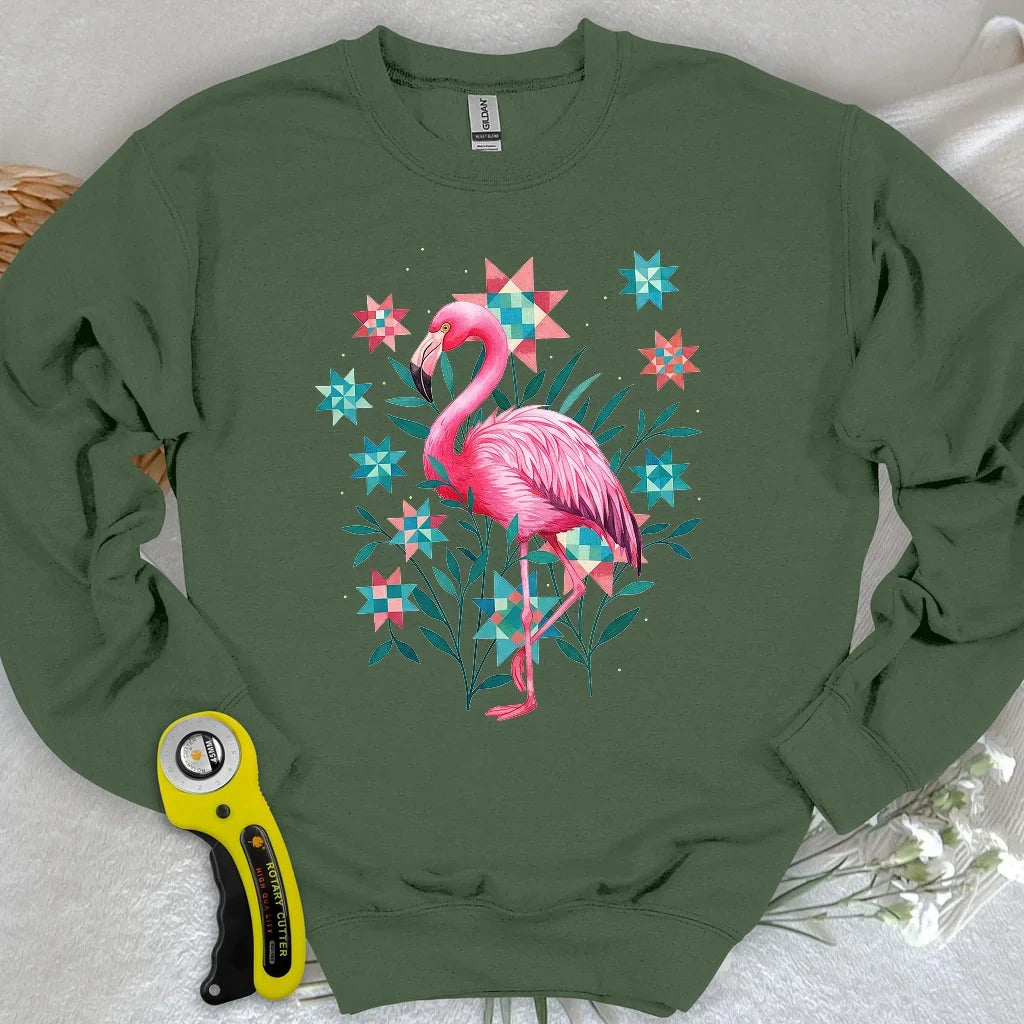 Quilted Garden Sweatshirt
