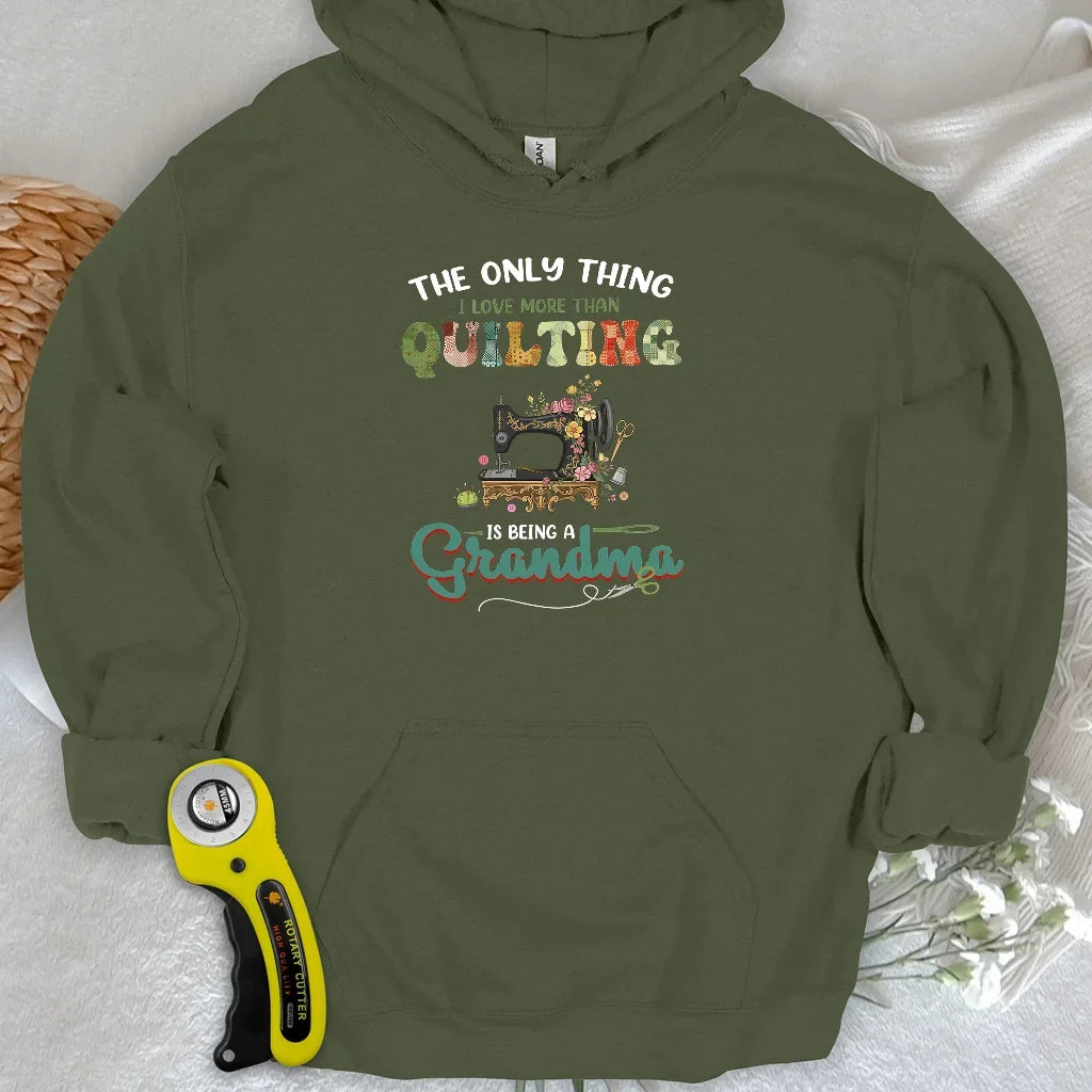 Quilting Comes Second Hoodie