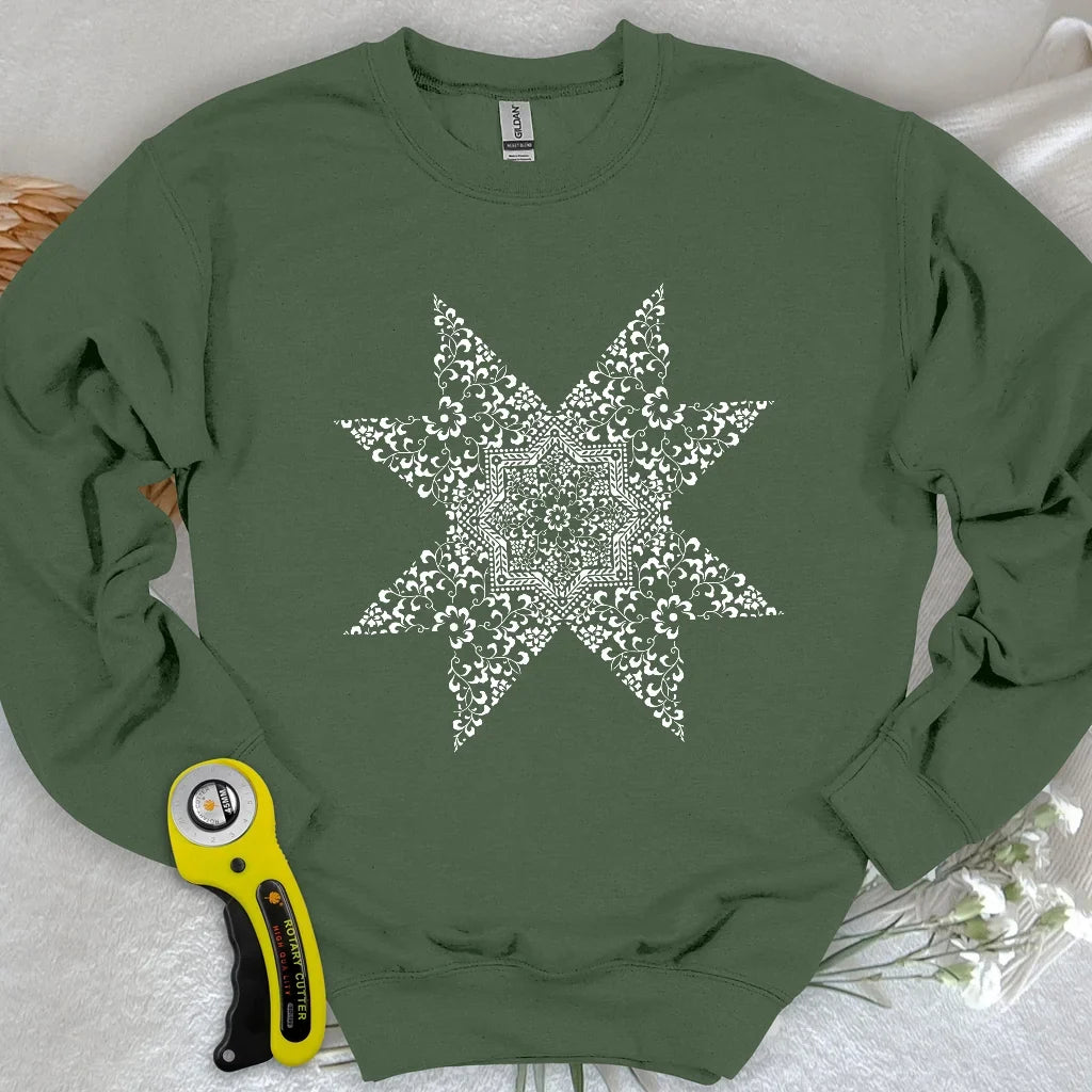 Quilting Mandala Sweatshirt