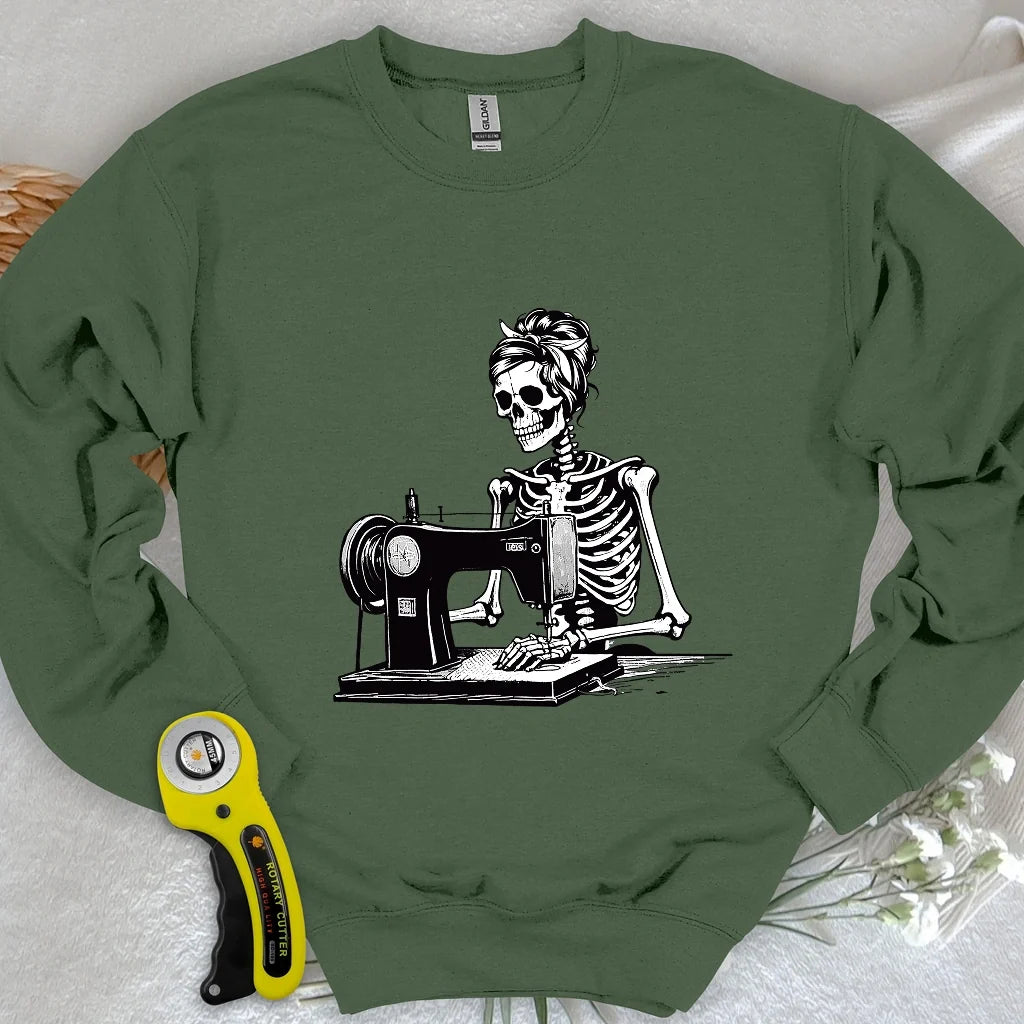 Quilting Skeleton Sweatshirt