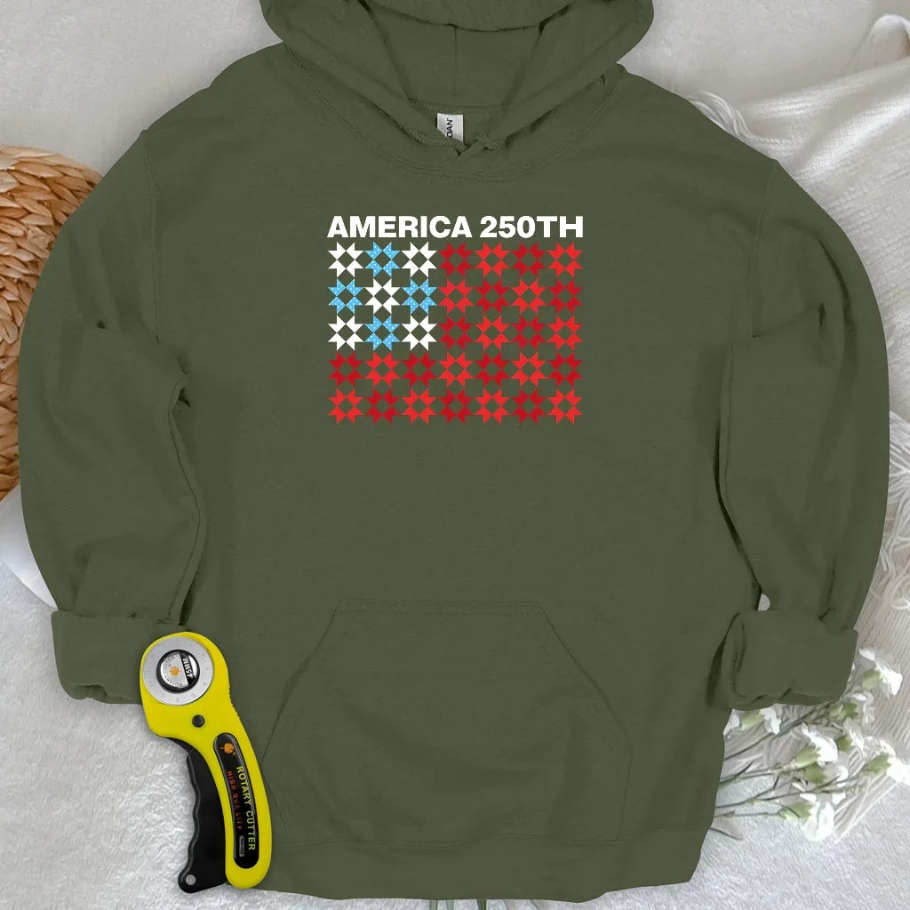 Quilted Tribute Hoodie