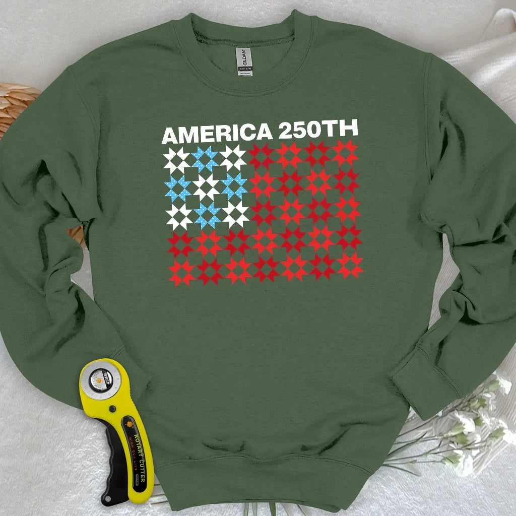 Quilted Tribute Sweatshirt