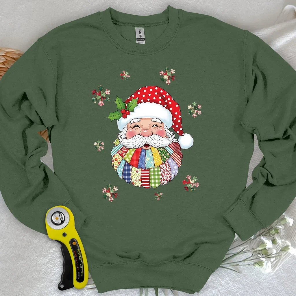 Santa Claus Patch Sweatshirt